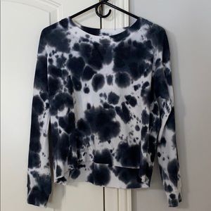 Splendid tie dye waffle shirt